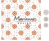Marianne Design Embossing folder Sneeuw en ijskristallen DF3440 15.2x15.4cm