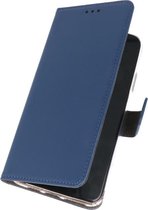 Booktype Telefoonhoesjes - Bookcase Hoesje - Wallet Case -  Geschikt voor Huawei Nova 7i - Navy