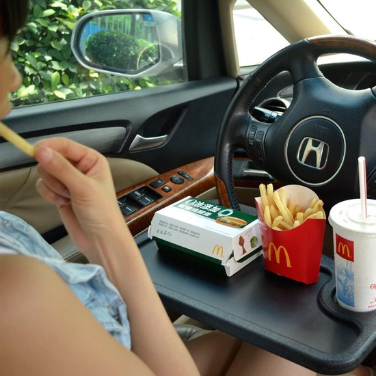 Table à manger au volant de voiture - Table d'ordinateur portable
