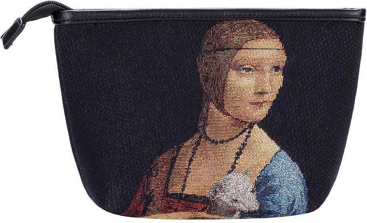 Signare - Make-up tas - Gobelin - Kunst - De dame met de hermelijn - Leonardo da Vinci