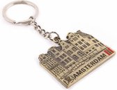 Sleutelhanger Gracht Amsterdam Brons - Souvenir