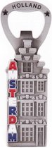 Opener Magneet Huis Amsterdam Tin - Souvenir