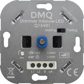 DMQ inbouwdimmer LED Dimmer Universeel - Fase Afsnijding en Fase Aansnijding - 5-300W