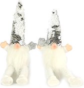Countryfield Kabouters Cadeautje Merlin 23 Cm Polyresin Wit/zilver