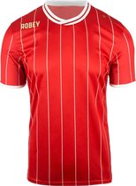 Robey Shirt Pinstripe SS voetbalshirt korte mouwen (maat M) - Red