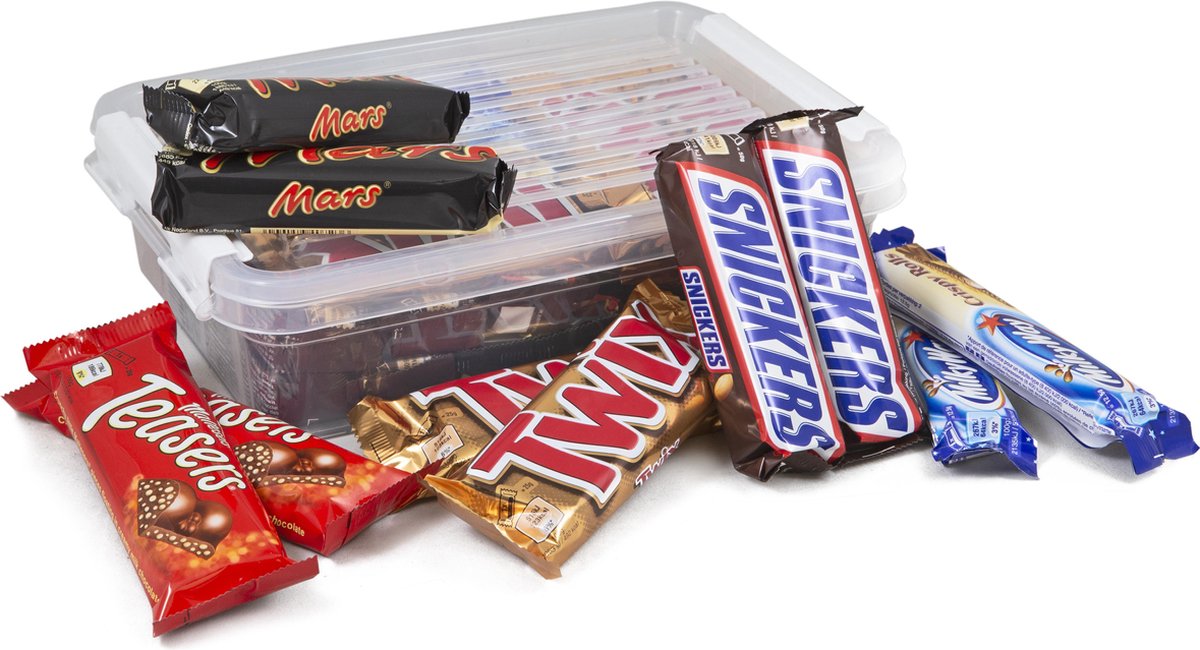 Boîte de sélection de chocolat au lait pour tous les amateurs de chocolat -  Snickers, Mars, Twix : : Épicerie