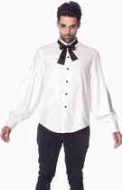 Banned Overhemd -2XL- Gothic with bow Wit