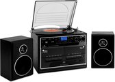 Auna 388-BT Bluetooth stereotoren met cassette, radio, cd, mp3 en platenspeler