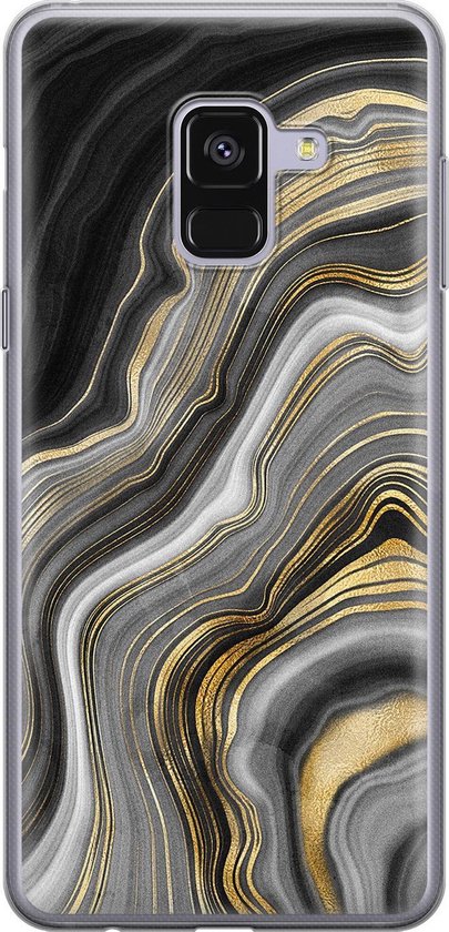 Samsung Galaxy 2018 hoesje siliconen - Marble - Soft Case -... | bol.com
