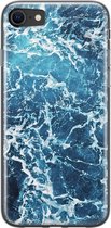 Leuke Telefoonhoesjes - Hoesje geschikt voor iPhone 8 - Oceaan - Soft case - TPU - Natuur - Blauw