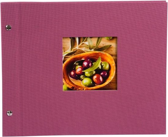 Goldbuch - Schroefalbum Bella Vista - Fuchsia - 25x30 cm