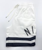 Nike Fleece Shorts (Zwart/Wit) - Maat L