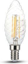 V-tac Ledlamp Vt-274 E14 4w 400lm 2700k Ip20 Transparant