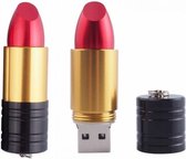 Lipstick lippenstift usb stick 64GB - metaal