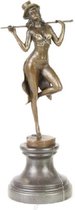 Beeld - Bronzen Danseres - Revue Dancer - 38,2 cm hoog