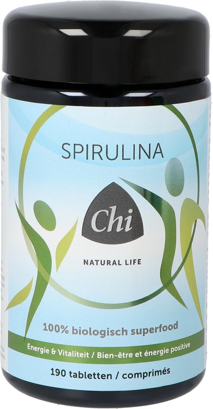 dam Natuur En team Chi Spirulina 500 mg - 190 Tabletten - Voedingssupplementen - Superfood |  bol.com