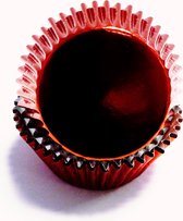 Cupcake Cups PME Metalllic Rood 30 stuks