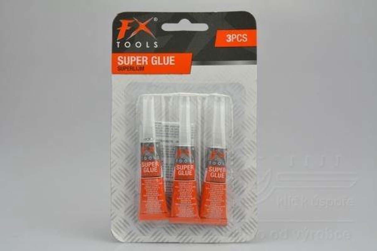 FX Tools Secondelijn superlijm 3g - 3 stuks