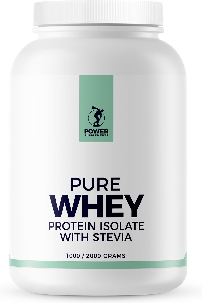 Goedkoopste Power Supplements - Stevia Whey Protein Isolate - 1kg - Vanille