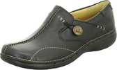 Clarks - Dames schoenen - Un Loop - D - black leather - maat 6,5