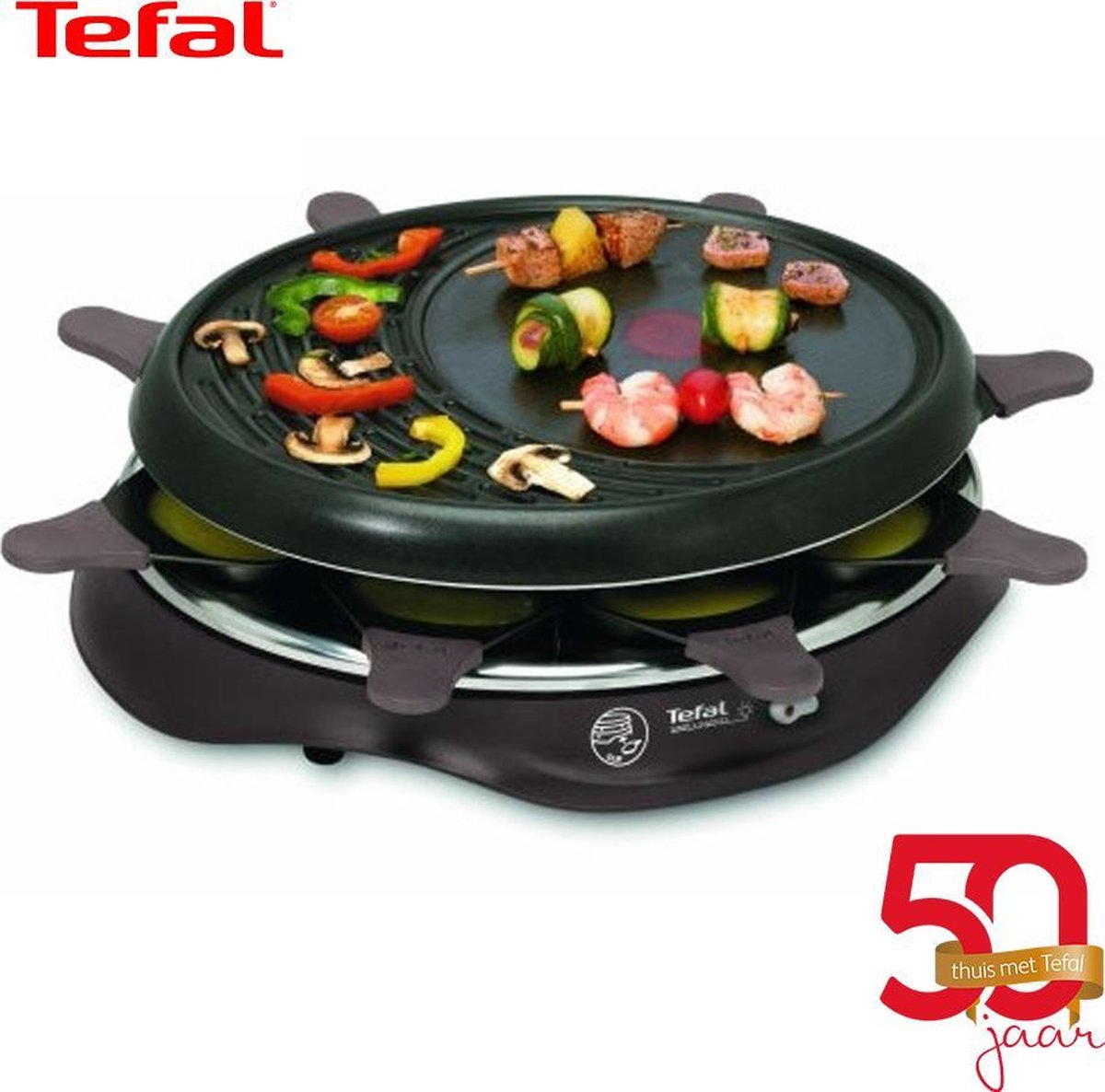 Tefal RE 5160 Simply Invents 8 - Grillplaat/Gourmetset | bol.com