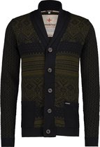 Knit Nordic Jacquard Ma14 0233 Forest Night Anthracite