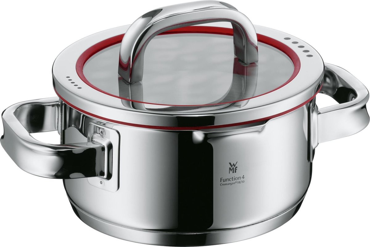Bol.com WMF Function4 - Kookpan Laag - Ø 16 cm - RVS - Met Deksel - Geschikt voor Inductie aanbieding