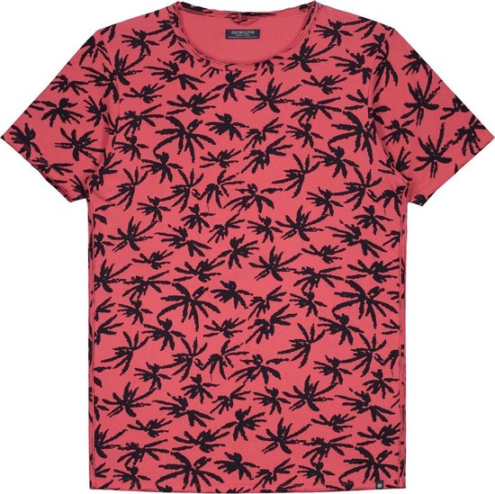 T-shirt Imprimé Palmiers Coral Rouge (202376 - 428)