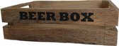 Beer Box medium - kratje kistje hout voor bier mancave verjaardag cadeau