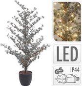 Kerstboom in Pot - Met Verlichting - Hoogte 125 cm