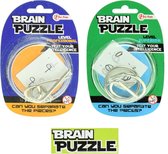 Breinbreker - Brain Puzzle - Hersenkraker - Brainbreaker - Puzzel - Professional - Superior - Brain teaser - Set van 2