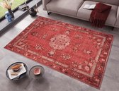 Vintage vloerkleed Madeline - rood 120x170 cm