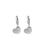 Heart earrings - Zilver