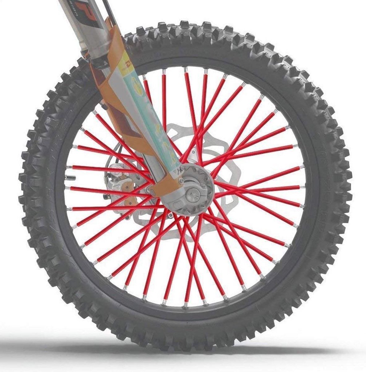TSTRAUM fietsspaaknippel, 108 stuks messing fiets mountainbike racefiets spaaknippels, geschikt voor 14G / 2 mm diameter spaken (zilver, 12 mm lengte