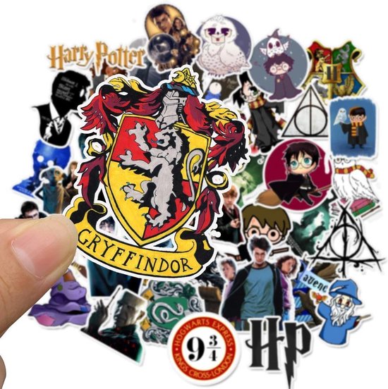 Harry Potter stickers - 50 stuks - Harry potter kleding - Harry Potter merch - Harry Potter lego - Lego Harry Potter - Harry Potter speelgoed - Harry Potter Merchandise - Merkloos