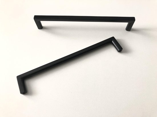 Wolk Permanent Verzending Slanke meubelgreep mat zwart lengte 200 mm, boormaat 192 mm - keuken greep  - kastgreep... | bol.com