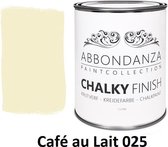 Abbondanza krijtverf Cafe au Laint 025 / Chalkpaint 1L | Abbondanza krijtverf is perfect voor het verven van meubels, muren en accessoires
