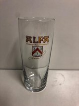 Alfa bierglas fluitje set 6x 18-20cl bierglazen bierfluitje bier glas glazen fluitjes bierfluitjes