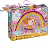 Prinses Glitter Puzzel | Grafix | 30 x 40 CM | 24 puzzelstukjes | Legpuzzel