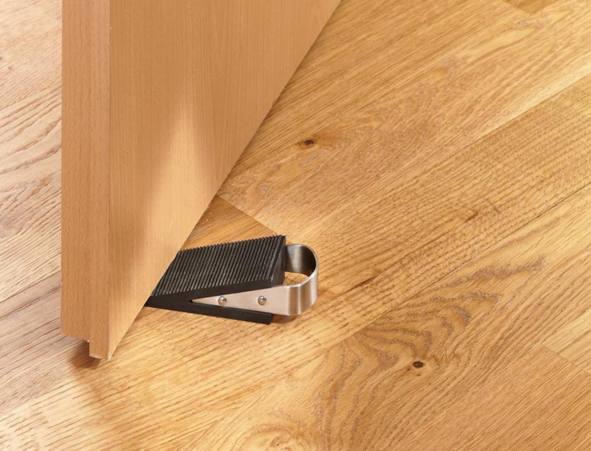 MOTTEZ Deurstopper Rubber - Ideaal Om Deuren Of Ramen Op Een Kier Te