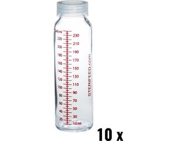 Sterifeed moedermelk bewaarfles glas  Babyfles van glas 10 stuks 240 ml