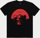 Ghost of Tsushima - Mask Mannen T-Shirt - Zwart - L