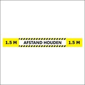 Houd 1,5 Meter Afstand Vloersticker