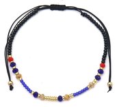 Dielay - Koord met Kralen - Dames Armband - 20 cm