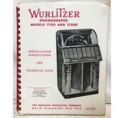 Installation, Instructies en Technical Data- Wurlitzer Jukebox Model 1700 en 1700 F