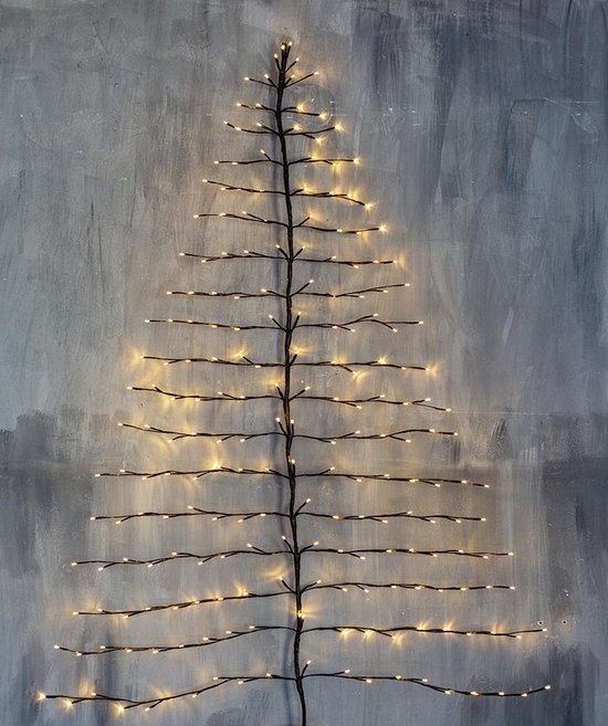 begrijpen bout Memo Wand kerstboom verlichting - LED - Home Society - 150 x 5 x 240 cm | bol.com