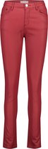 Cassis - Female - Gecoate broek met slangeffect  - Rood