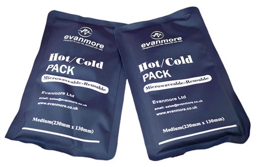 naakt kaping schandaal 2 x Evanmore herbruikbare warme koude pack packs ijs warmte gel fysio  kompres 13 x 25 cm | bol.com