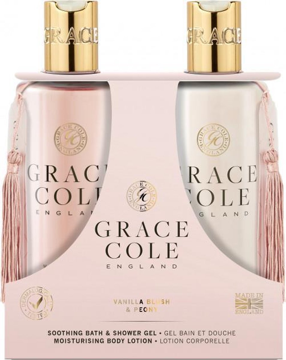 Goedkoopste Grace Cole Body Care duo Vanilla Blush & Peony 2 x 300 ml