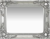 Wandspiegel 50x40 barok (incl LW 3d klok) - spiegel